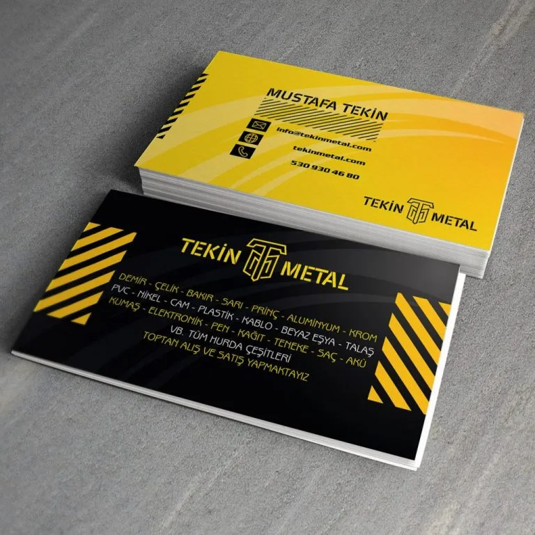 Tekin Metal – Logo ve Kartvizit Tasarımı