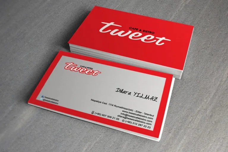 Tweet Cafe – Logo ve Menü
