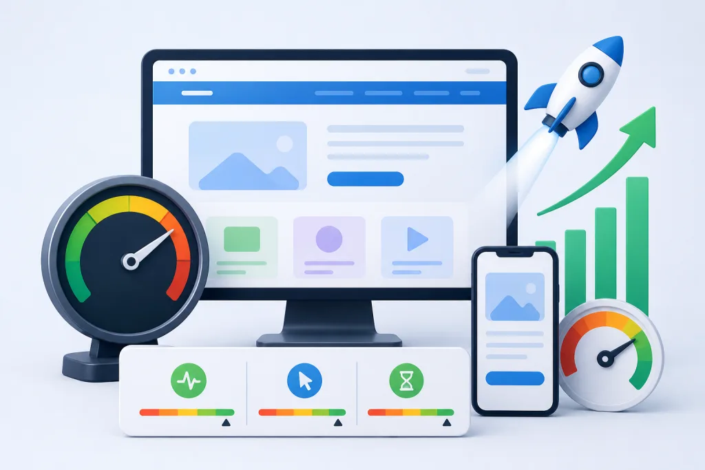 Web sitesi hız testi ve Core Web Vitals ölçümü